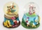 2 Disney Windup Snow Globes By Kcare