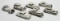 7 Danbury Mint Pewter Cars