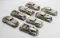 8 Danbury Mint Pewter Cars