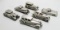 6 Danbury Mint Pewter Cars