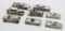 8 Danbury Mint Pewter Cars