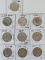 10 40% Silver Kennedy Half Dollars; 2-1965,2-1966,2-1967,2-1968,2-1969