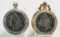 1885 & 1886 Morgan Silver Dollar Pocket Watches