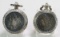 1890 & 1891 Morgan Silver Dollar Pocket Watches