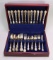 International China Gold Toned Flatware Set