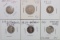 1885 Seated Liberty Dime, 1899 V Nickel, 1910/1911/1914D Barber Silver Dimes &