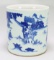 Chinese Blue & White Brush Pot