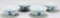 4 Chinese Blue & White Bowls