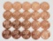 20 Walking Liberty Copper Rounds,