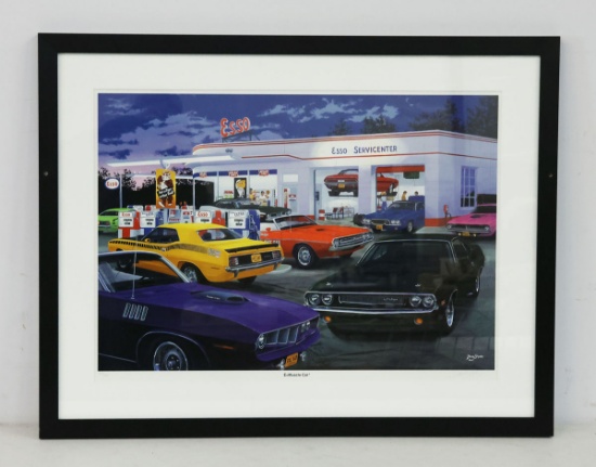 E=Muscle Car 2, Signed & Numbered Print617/950 By Dave Snyder