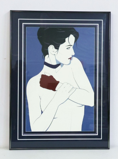 Framed Nagel Print "Woman with Glove"