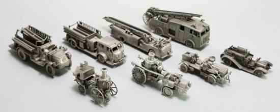 Danbury Mint Pewter Fire Engines of the World