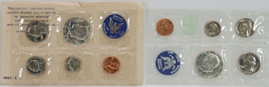 2 1965 US Special Mint Sets