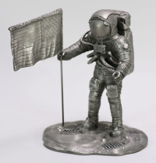 Franklin Mint 1976 The Astronaut, 1956-76 Fine Pewter