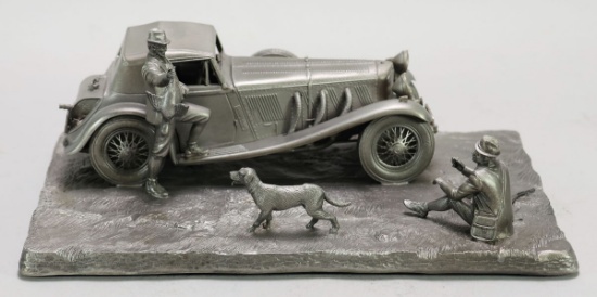 1977 "The 1929 Mercedes-Benz SSK by Raymond Meyers Fine Pewter