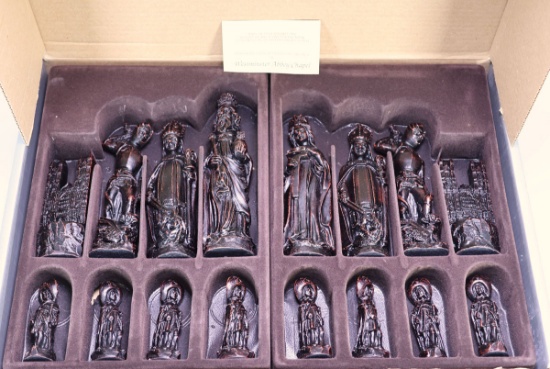 Hand Made Chess Set Based on Carvings in Westminster Abbey Chapel