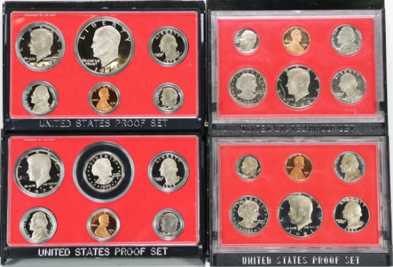 4 U.S. Proof Sets; 1978, 1979, 1980, 1981