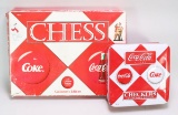 Coca-Cola Chess & Checkers Set