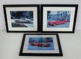 Vintage Mustang Prints - Framed