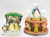 2 Disney Snow White Snow Globes