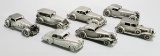 7 Danbury Mint Pewter Cars