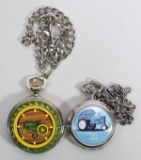 2 John Deere Pocket Watches