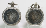 1890 & 1891 Morgan Silver Dollar Pocket Watches