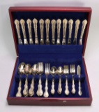 International China Gold Toned Flatware Set