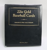 22K Gold Baseball Cards, By The Danbury Mint