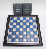The Civil War Checkers Set W/Board