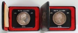 2 - 1971 Canada Silver Dollar, British Columbia 100 Years