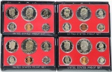 4 U.S. Proof Sets; 1973, 1974, 1976, 1977