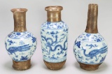 3 Pieces of Small Chinese Porcelain Vases