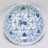 Chinese Blue & White Plate