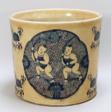 Chinese Blue & White Brush Pot