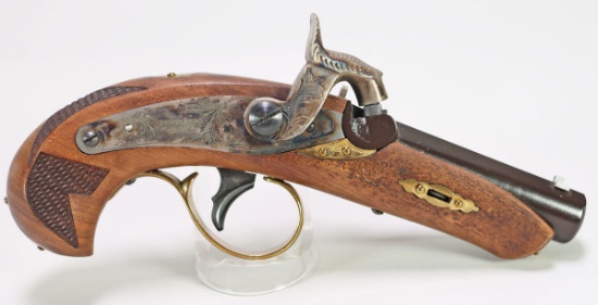 1840 Style.45 Cal. Black Powder Percussion Derringer, Italy
