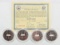 4 - 44 Presidents Commemoratives, National Collector's Mint W/COA