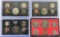 4 U.S. Proof Sets, 1970, 1971, 1972, 1973