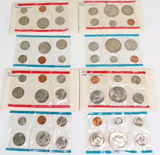 2-1978 & 2-1979 U.S. Mint Sets