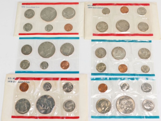 1976,1978, 1979 U.S. Mint Sets