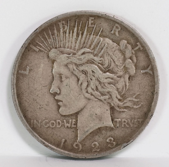 1923-P Peace Silver Dollar