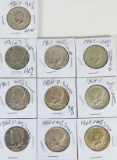 10 - 40% Silver Kennedy Half Dollars