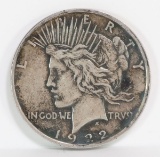1922-P Peace Silver Dollar