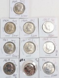 10 - 40% Silver Kennedy Half Dollars