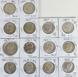 14 - 40% Silver Kennedy Half Dollars