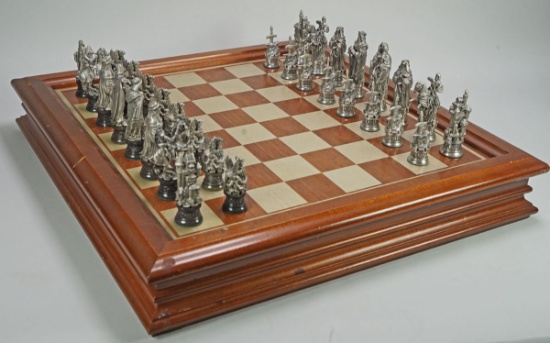 The Camelot Chess Set - Danbury Mint