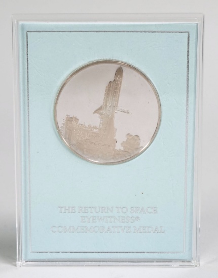 The Return To Space Sterling Silver Commemorative Medal