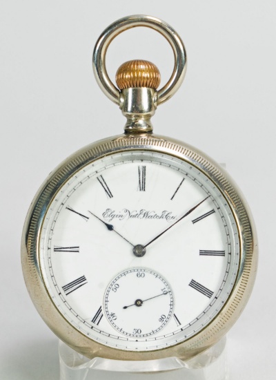 Elgin Open Face Pocket Watch, Sz. 16, 11 Jewels, Ca. 1889