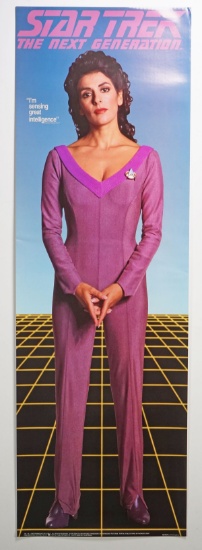 Star Trek Next Generation Actress Marina Sirtris (Deanna Troi) Poster