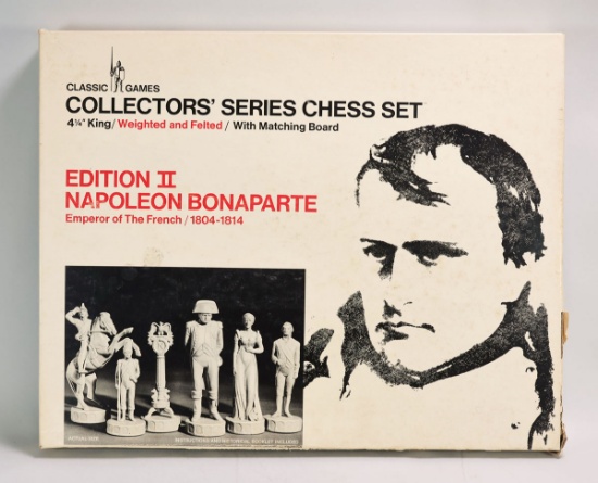 Edition II Napoleon Bonaparte Collector' Series Chess Set
